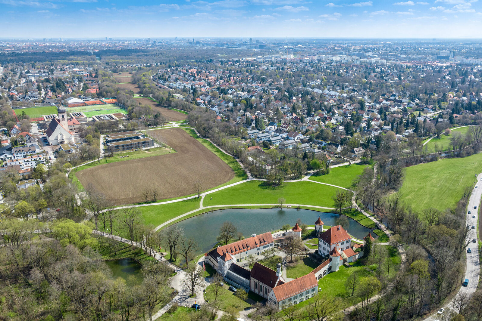 Nahe des Schloss Blutenburg
