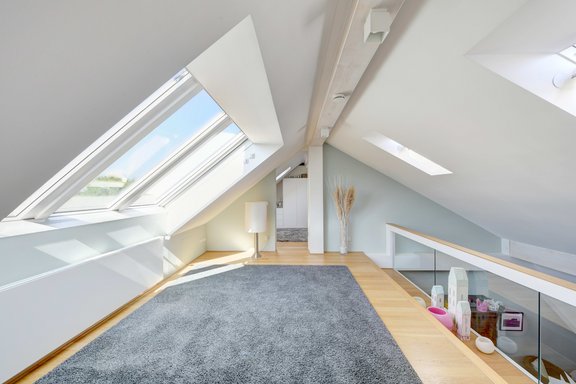 Galerieebene mit Panorama-Cabriofenster