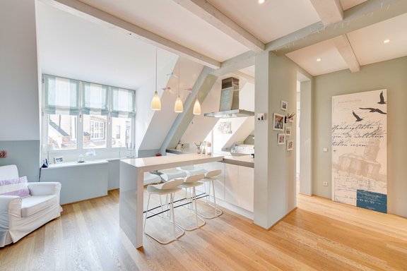 Küche mit Essbereich