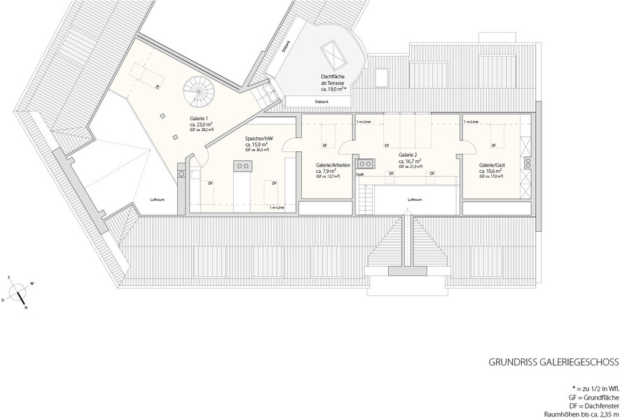 Grundriss Galeriegeschoss