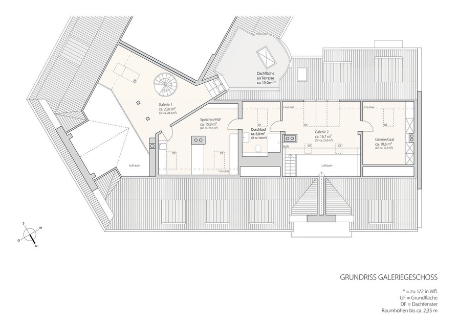 Grundriss Galeriegeschoss