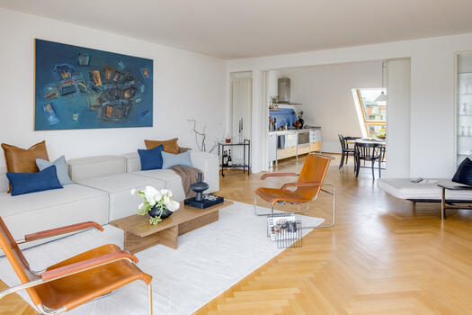 Living area with view