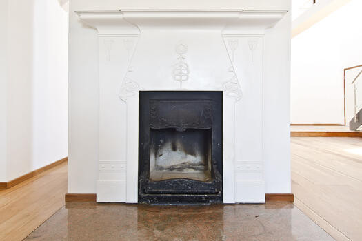 Art Nouveau fireplace