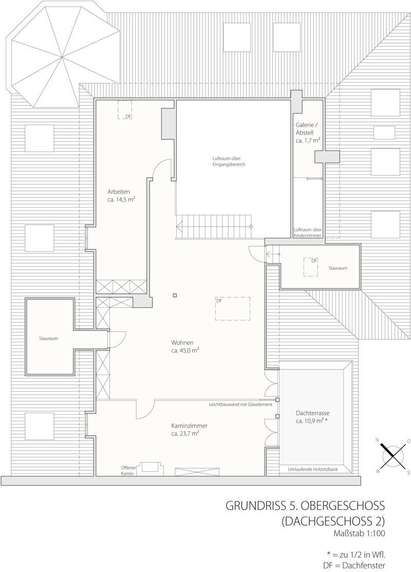 Grundriss Dachgeschoss