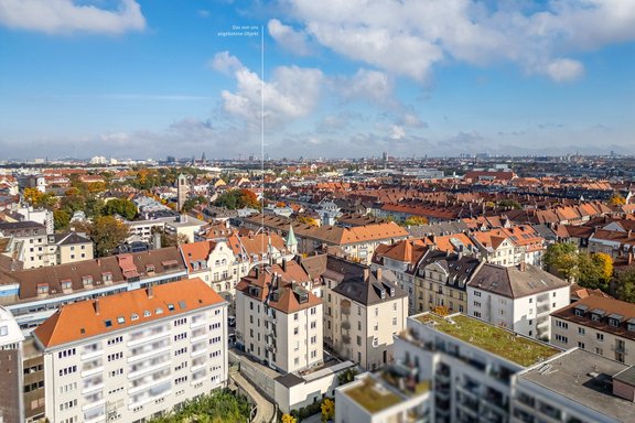 Weitblick über Sendling