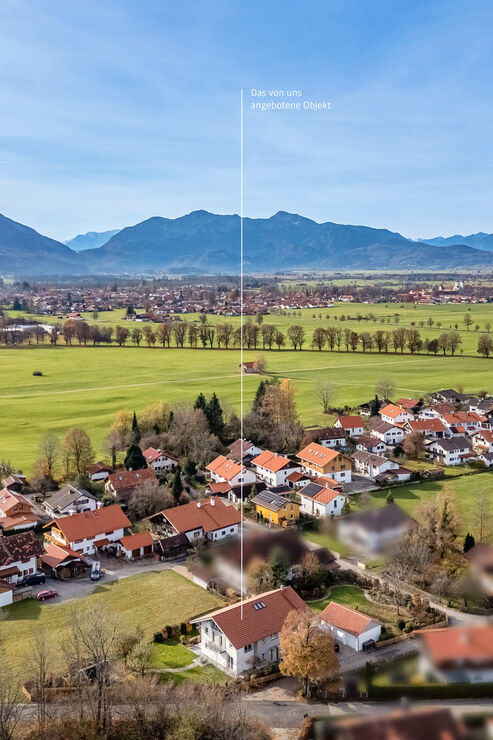 Ortsrandlage mit Panoramablick