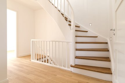 Treppenaufgang ins Dachgeschoss