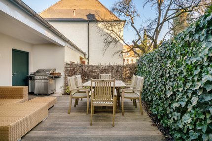 Idyllischer Stadtgarten