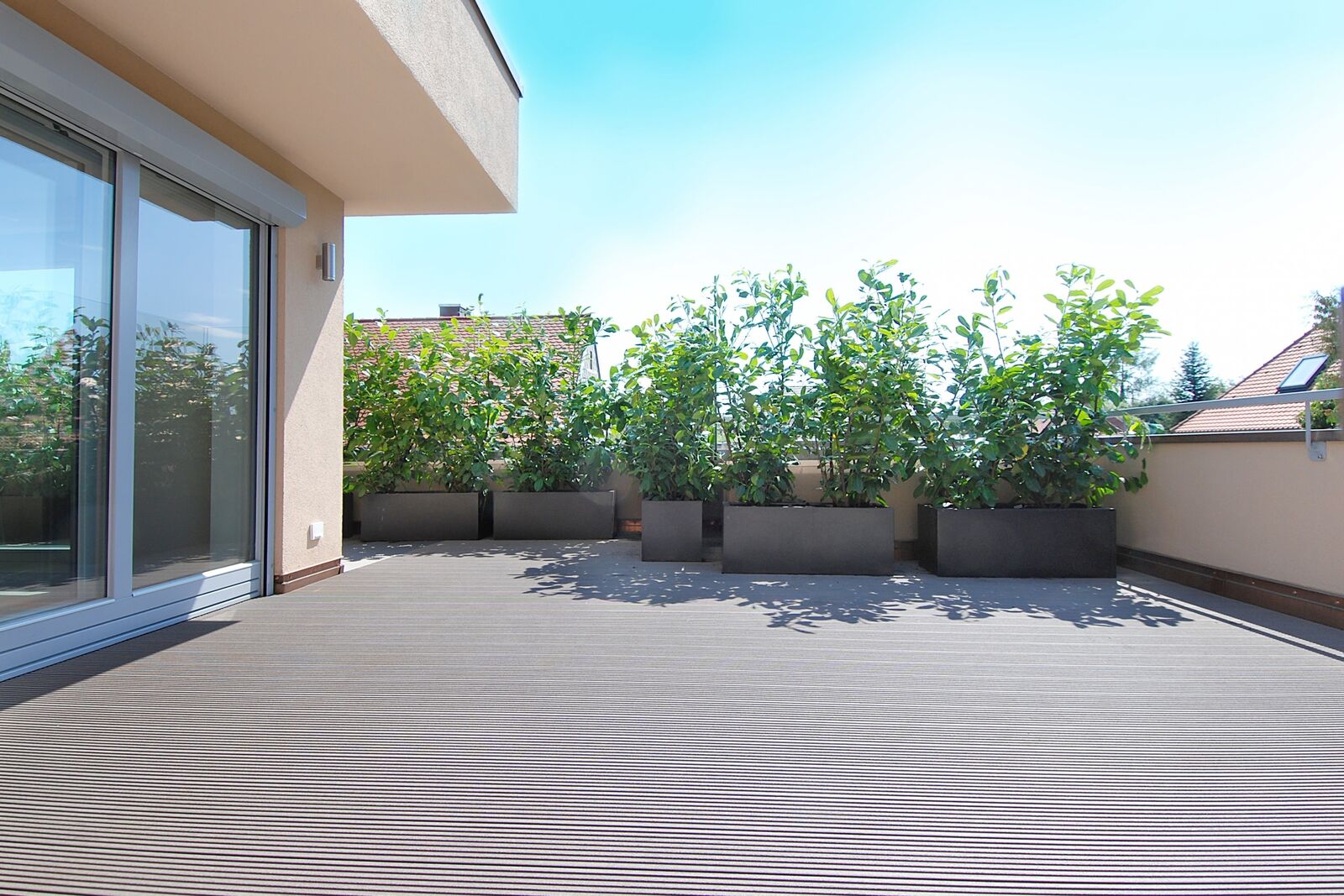 Dachterrasse nach Südwesten