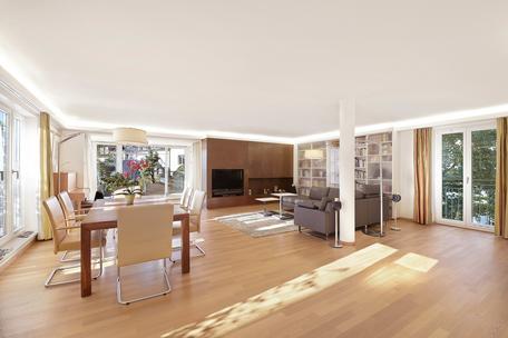 Bestlage am Englischen Garten - Exzellente Dachterrassen-Wohnung mit 284 m² Wohnfläche