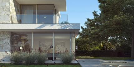 Puristische Design-Villa von Jacob & Spreng in Gräfelfinger Bestlage