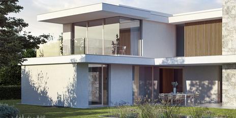 Purist design villa by Jacob & Spreng in prime Gräfelfingen location