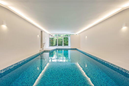 Renovated indoor swimming pool