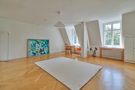Charming duplex apartment in a historic villa with a breathtaking view of the Schlosskanal
