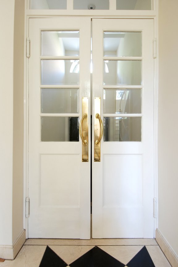 Historic hinged door