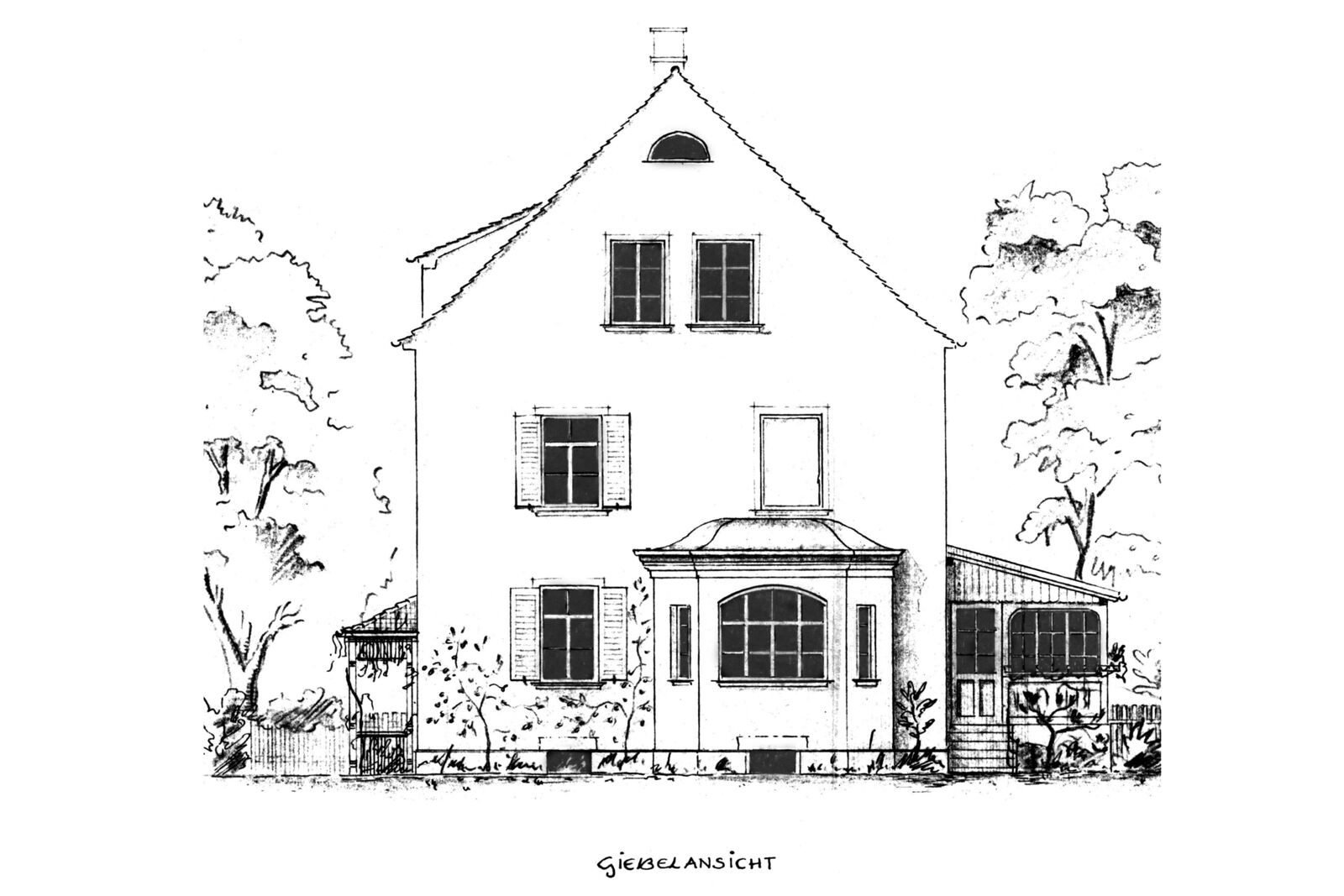 Historische Hausansicht