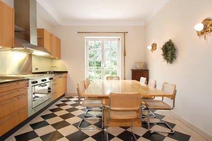 Kitchen with dining area