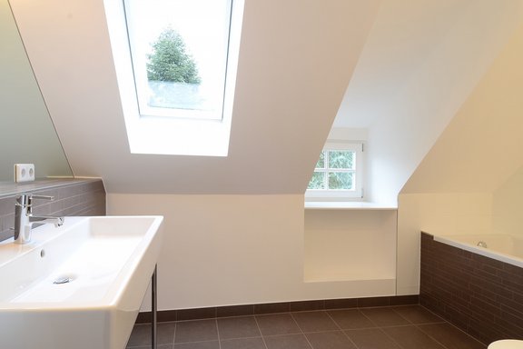 Bathroom in the attic