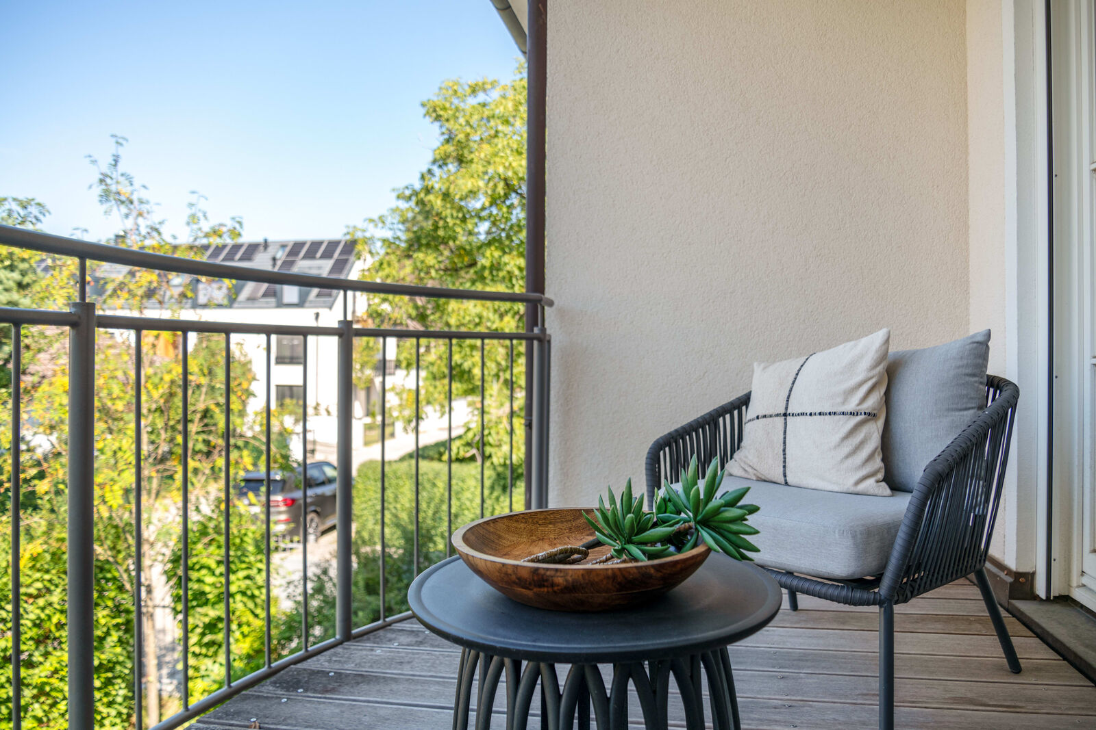Sonnige West-Loggia