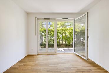 Bezugsbereit: Sympathische, gut geschnittene 2-Zimmer-Wohnung in grüner Lage