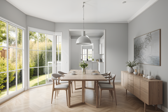 Essplatz und Küche (visualisiert)