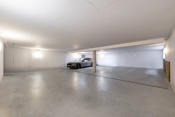 Two parking spaces in the underground garage