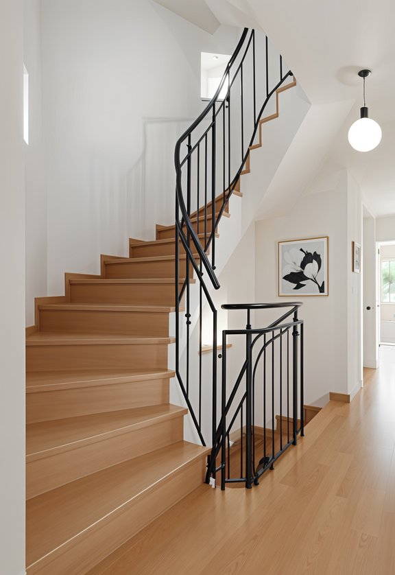 Modernes Treppenhaus (visualisiert)