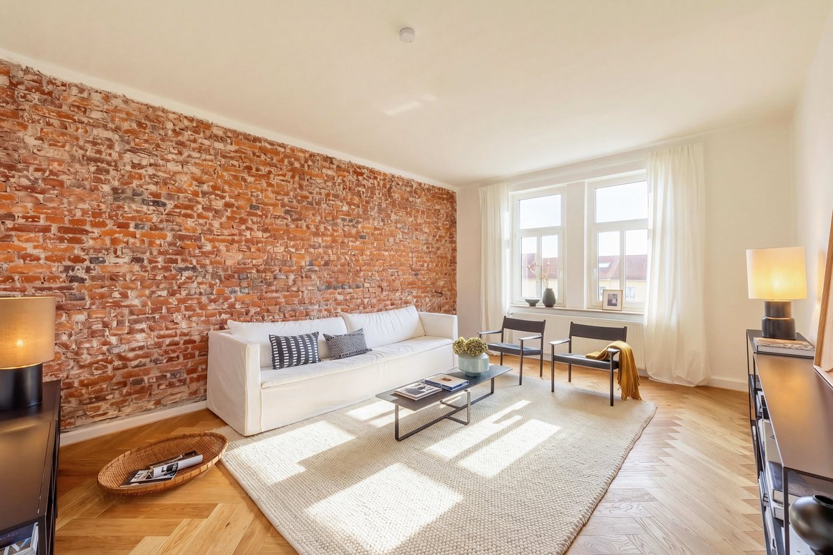 A bright, airy loft-style atmosphere