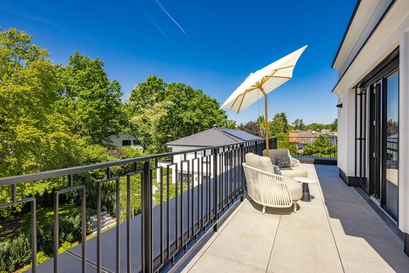 Einladende Dachterrasse