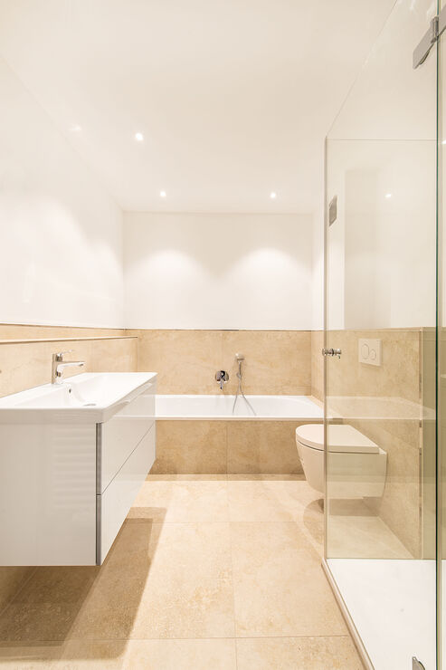 Neugestaltetes Badezimmer