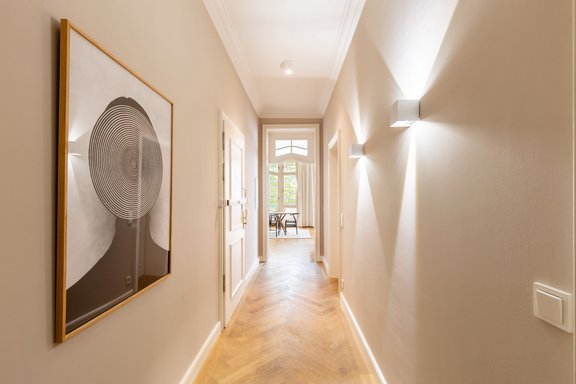 Classic old building floor plan