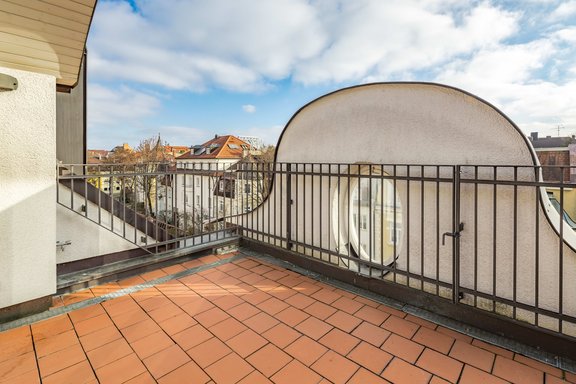 Terrace with southern exposure