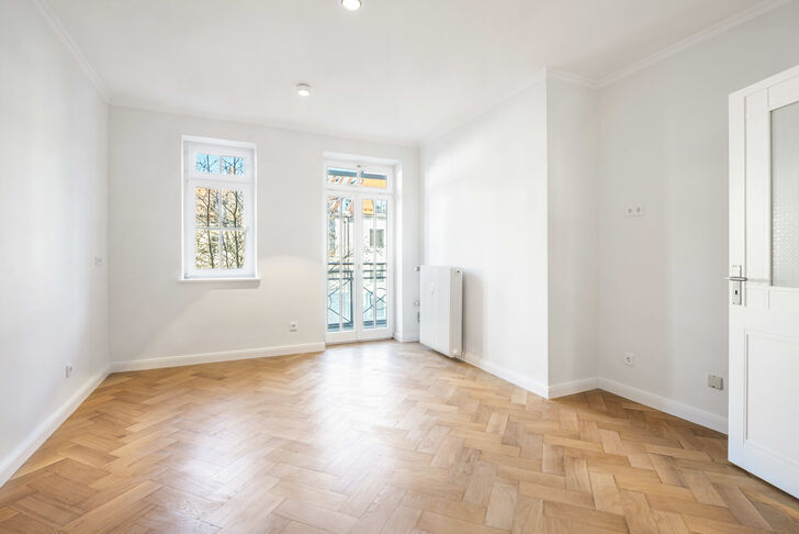Wohnküche mit Balkon