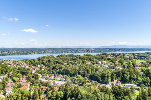 Panorama-Blick über Starnberg