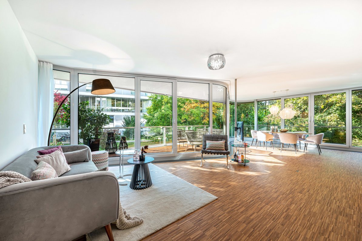 Spacious and stylish living