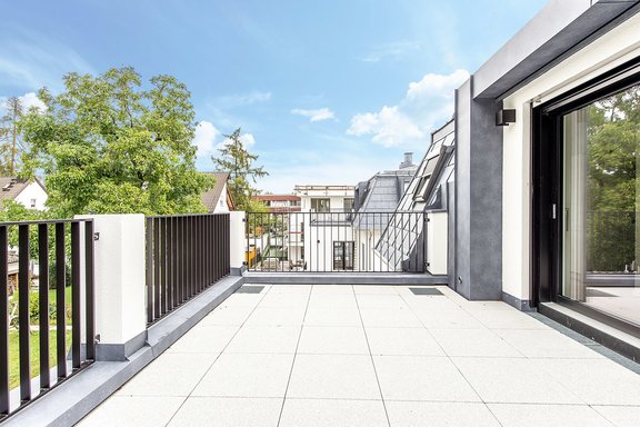 Sonnige Dachterrasse
