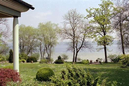 View from the house to the lake