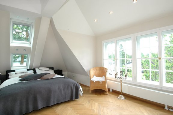 Dachstudio-Schlafzimmer