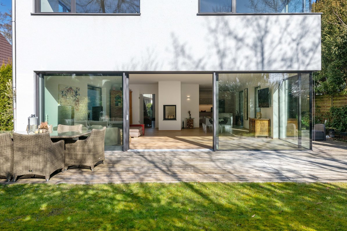 Beeindruckende Glasfronten