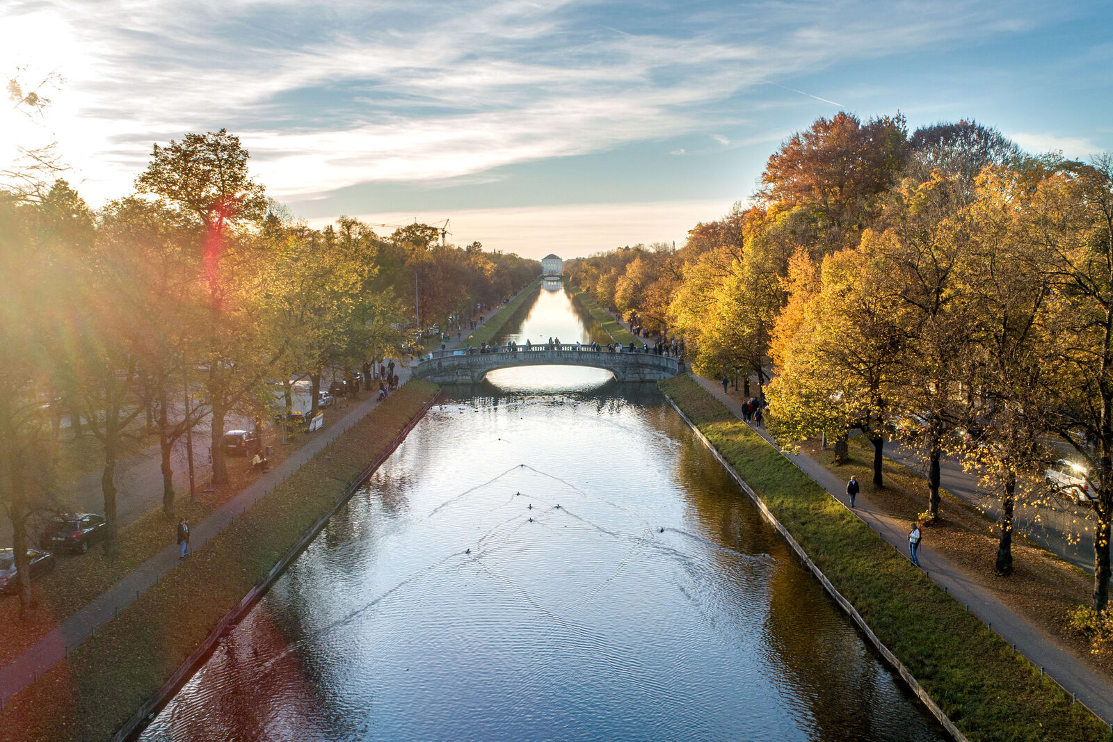 Exklusive Lage am Schlosskanal