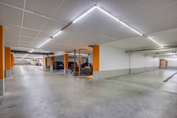 Tiefgarage mit 47 Stellplätzen