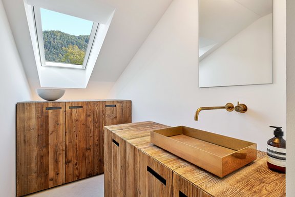 Gäste-WC mit Waschmaschine