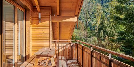 Chalet meets clean chic: Idyllically located 2-room apartment with balcony terrace and mountain panorama