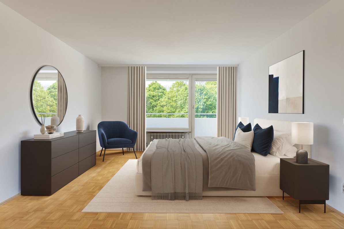 Schlafzimmer (visualisiert)