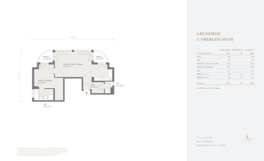 Grundriss 1. Obergeschoss