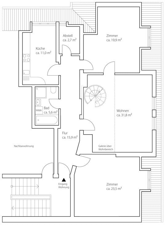 Grundriss Dachgeschoss