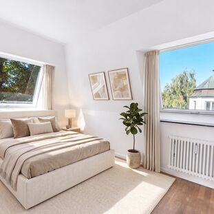 Bedroom (virtually furnished)