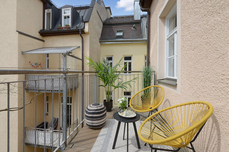 Idyllischer Südbalkon