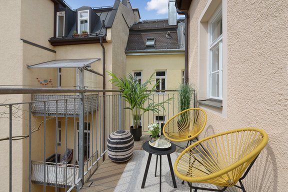 Idyllischer Südbalkon