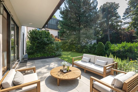 Garden apartment (visualized)